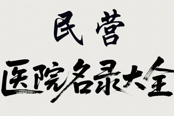 全国民营医院名录大全API接口