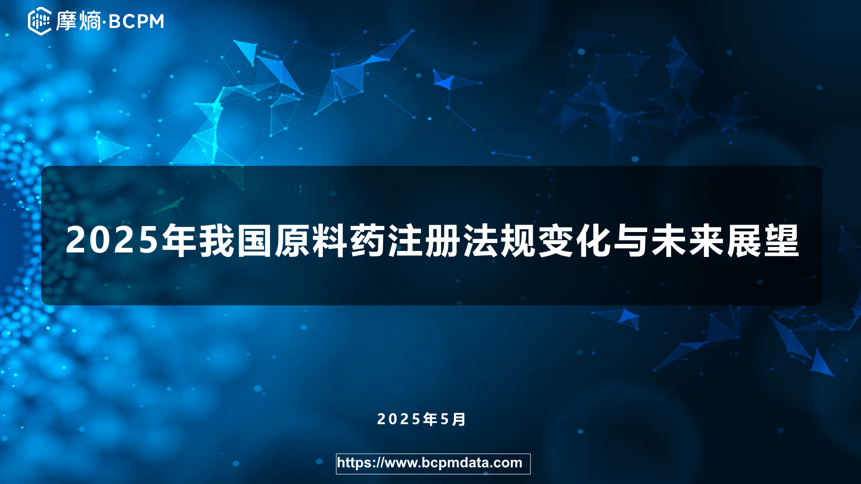 2025年我国原料药注册法规变化与未来展望